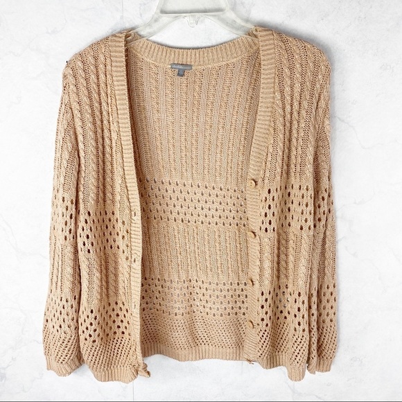 [CR] Mauve Button Down Cardigan - Picture 1 of 2